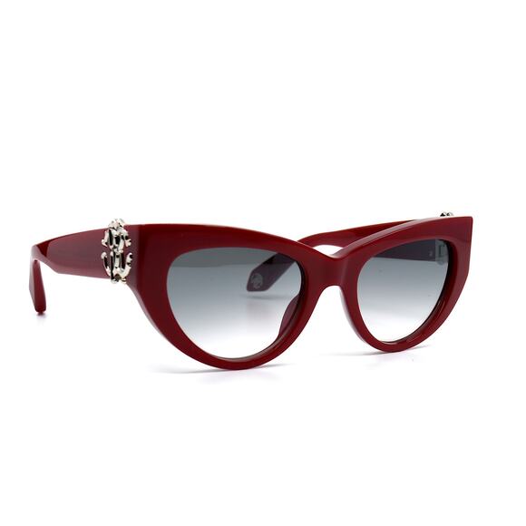 NEW ROBERTO CAVALLI SRC017M 9EZX SHINY RED GREY AUTHENTIC SUNGLASSES - Picture 3 of 10